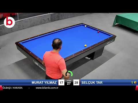 MURAT YILMAZ & SELÇUK TAR Bilardo Maçı - 2021 TÜRKİYE ŞAMPİYONASI 2.ETAP-9.TUR