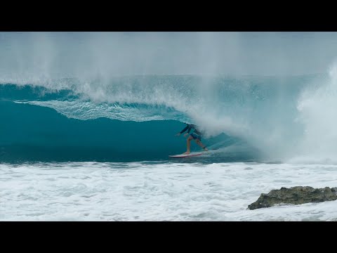 Crazy Waves On A 1996 Round Nose Fish