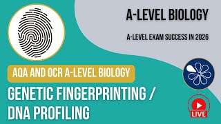AQA and OCR A-Level Y2 Biology Live Stream 2026 | Genetic Fingerprinting / DNA Profiling