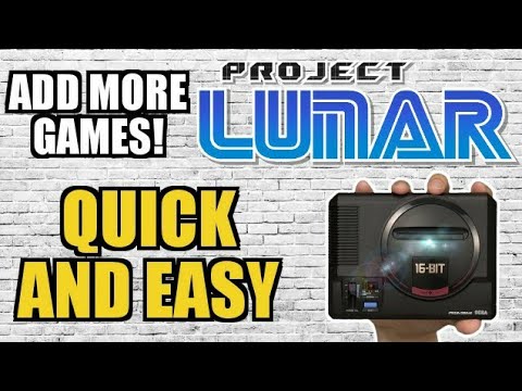Sega Genesis Mini HACK with Project Lunar. Quick Guide!!!