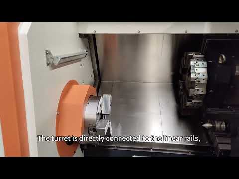 The high-precision and high-rigidity CNC lathe designed and developed by a South Korean engineer.