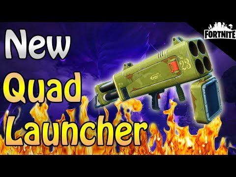FORTNITE - New Quad Launcher Perks And Gameplay (Event Store Items) Video