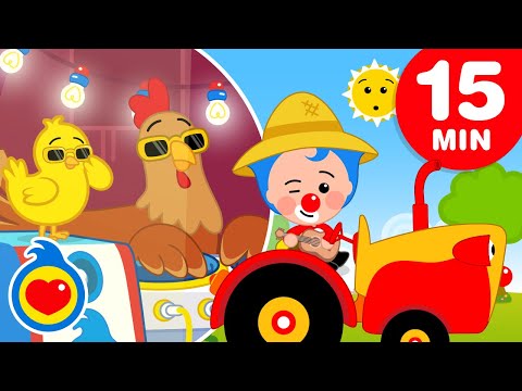 El Baile de la Gallinita | Y Más Canciones Infantiles de la Granja (+15 Min) | Plim Plim