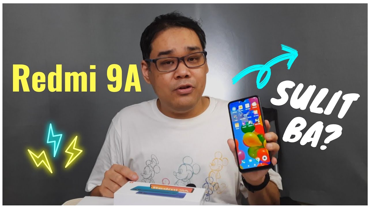 Redmi 9A unboxing. Quick review with Sample pics