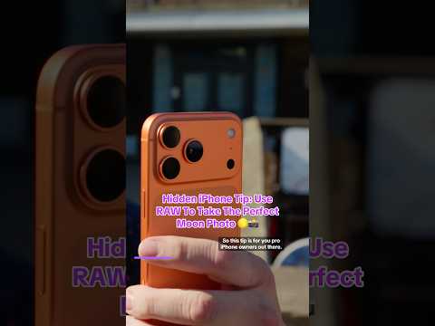 iPhone 17 Hidden Tip: Use RAW Photos To Level Up Your iPhone Photography 📸🤳
