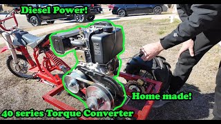 Test riding My Diesel Powered Off Road Trike, Plus Build video!