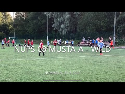 NuPS 08 Musta A - WILD Valkoinen