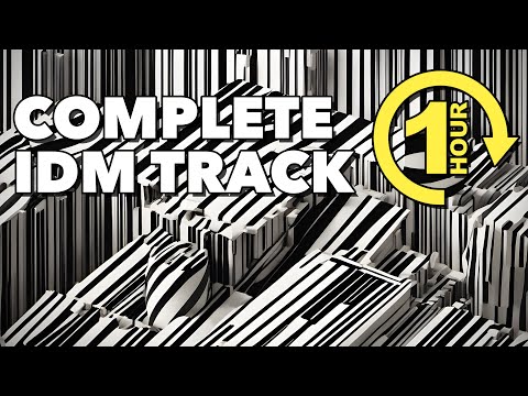 1h complete IDM Glitch Ableton track sound design, arranging, composing, workflow practice