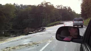 preview picture of video 'Route 4 in Vermont after Hurricane Irene'