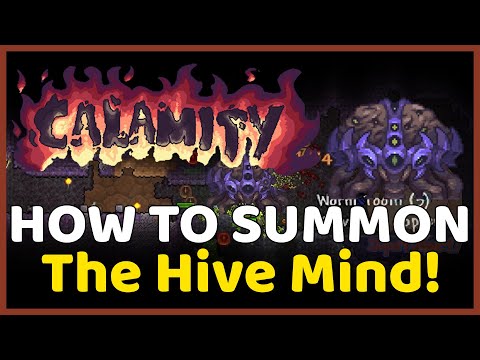 The Hive Mind | Boss Tutorial + Tips | Terraria Calamity Mod!