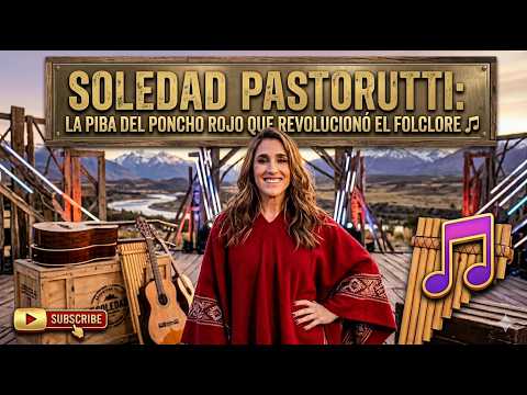 SOLEDAD PASTORUTTI: la piba del poncho rojo que revolucionó el folclore 🎶