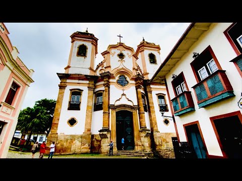 Caminhando Ouro Preto - Minas Gerais, BRASIL (Narrado) | Patrimônio Mundial da UNESCO