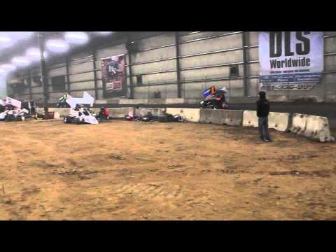 Cedar Lake Indoor Arena April 18, 2014 - Micro sprint A-Main