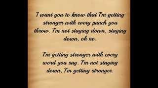 Building 429 - Stronger (lyrics)