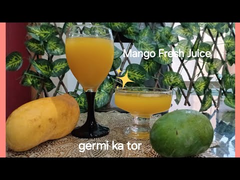Mango fresh Juice Recipe/100%Natural Mango Frooti for Kids
