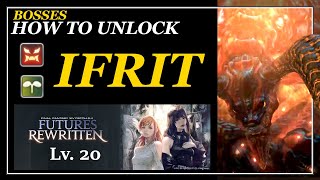 FFXIV A Realm Reborn - How To Unlock Ifrit Boss Fight - Trial - Lord Of The Inferno - Guide