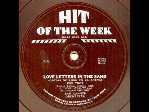 Hit-Of-The-Week K-3 - Sam Lanin's Orchestra - "Love Letters In The Sand"