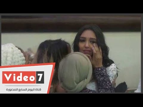 دموع حبيبة كريمة إيهاب جلال بعد عقد قرانها على عمرو بركات