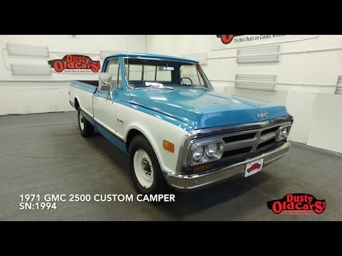 DustyOldCars 1971 GMC 2500 Custom Camper SN:1994