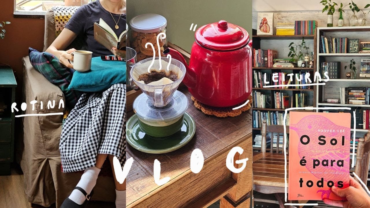 vlog | uma semana de altos e baixos ✨ ☕ rotina, leituras e costura 🌿