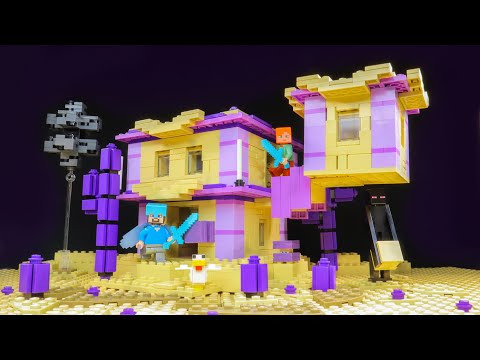 FLOATING LEGO MINECRAFT End City MOC!!
