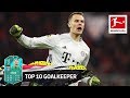 Top 10 Goalkeepers - Neuer, Bürki, Gulacsi & More | EA SPORTS FIFA 20