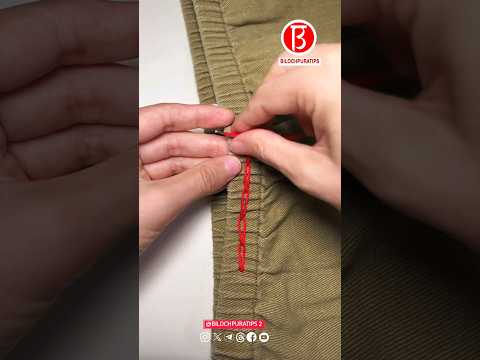 How to reduce the elastic waist of elastic pants handmade