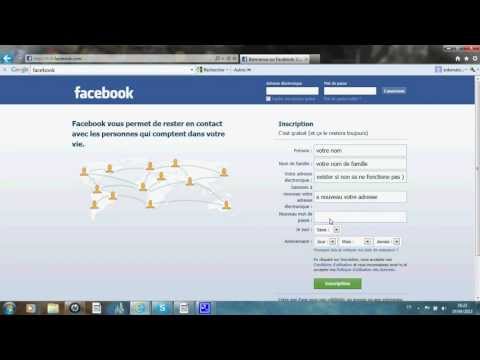 comment s'inscrire sur facebook