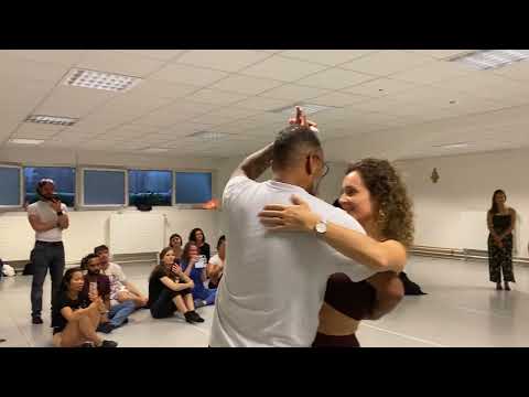 Alex de Carvalho with Arianne, Joana & Dendê - Brazilian Zouk Demo Geneva