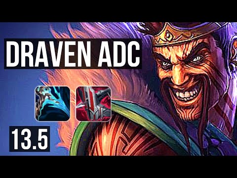 DRAVEN & Blitzcrank vs SIVIR & Senna (ADC) | 8/1/1, 800+ games, 1.4M mastery | KR Master | 13.5