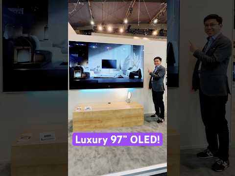 Part of a video titled Why the Biggest & Smallest OLED TVs Are Designed Differently - YouTube