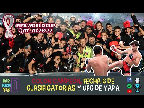 🎙 Capítulo 5 | Colón campeón 🏆🔴⚫️, fecha 6 de las Clasificatorias 🌎 y UFC de yapa 👊🏾