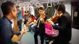 Lorong Boys, Amazing Musicians in Singapore MRT!!