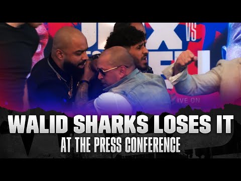"WHAT DID YOU SAY ABOUT MY SISTER?" WALID SHARKS LOSES IT AT THE PRESS CONFERENCE | X SERIES 006
