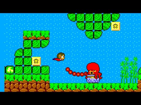 Alex Kidd in Miracle World Longplay (Sega Master System) [QHD]