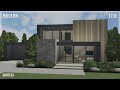 120k Modern House Part One | Bloxburg Speedbuild | Grxceea