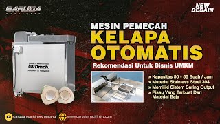 Mesin Pemecah Kelapa Muda Otomatis