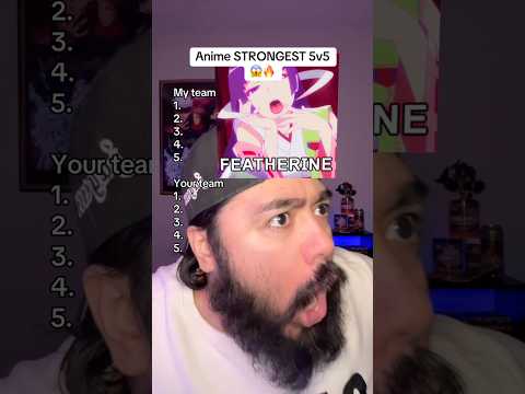 Anime’s STRONGEST 5v5… and I GOT ROBBED! 😭 #anime #shorts #animeshorts