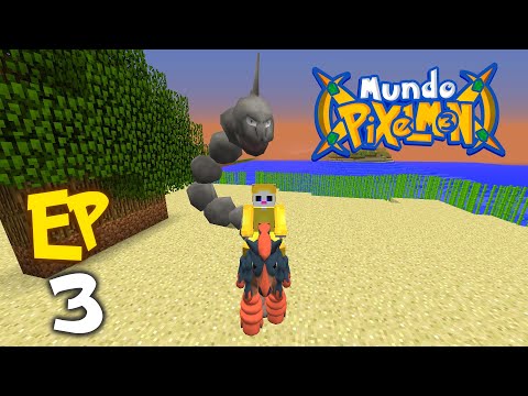 Mundo Pixelmon 3 - EP3 - Gala de liderazgo y Primer Combate Pokemon