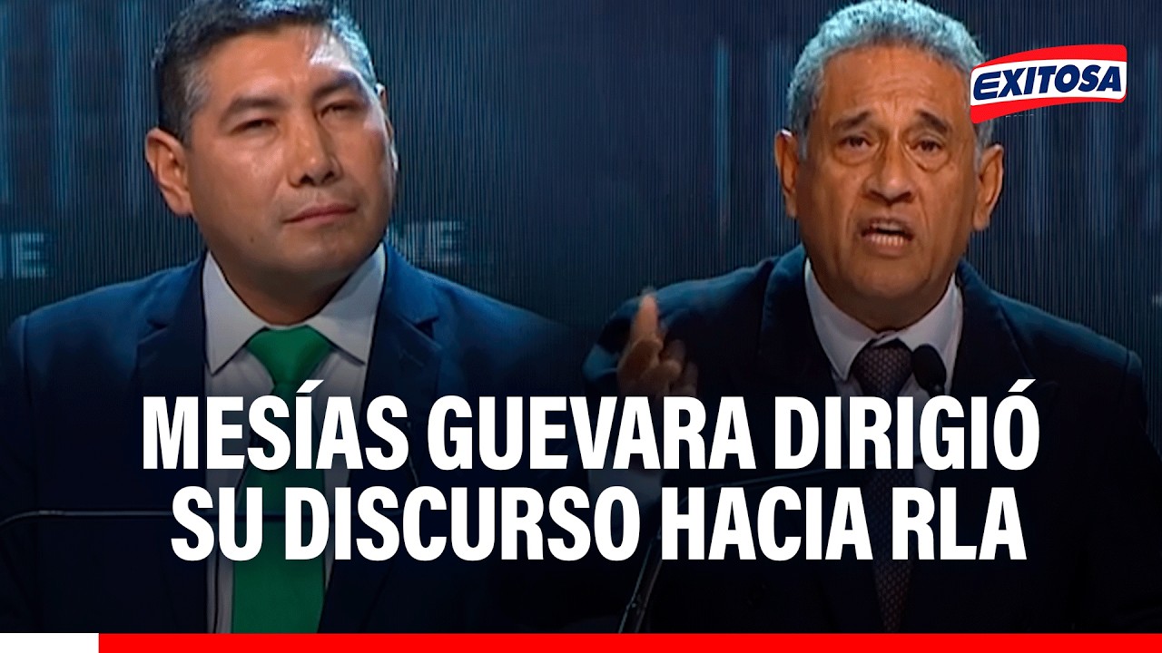 🔴🔵 Charlie Carrasco y Mesías Guevara cerraron el primer bloque del Debate Presidencial