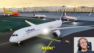 9 HOUR FLIGHT in Microsoft Flight Simulator! (with ATC) Lufthansa 787 FRA-DTW