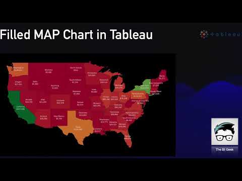 Filled Map In Tableau Step By Step Tutorial For Beginners