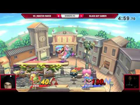 VS Weekly 6/22/17 - Winners R3 - Master Raven (Sheik) vs. BlackGuyGamer (Wario) - Smash 4