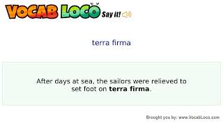 Video thumbnail for terra firma