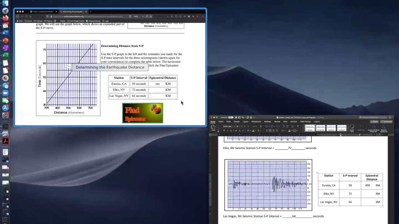 Earthquake Location Virtual Lab San Francisco
