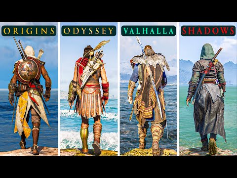 Which RPG AC Game Has Best Graphics, Physics And Details? Origins VS Odyssey VS Valhalla VS Shadows