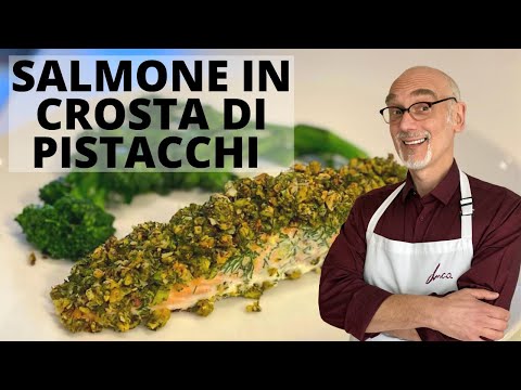 SALMONE IN CROSTA DI PISTACCHI - Ricetta Facile e Veloce [ITA]