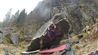 Video thumbnail of Analselvaggioturboscatenato, 7c. Val di Mello