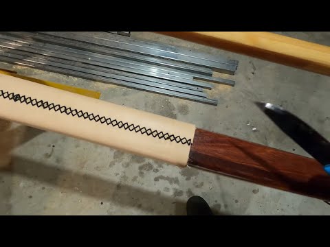 Building a SCAMP part 081 - Spar Leathering