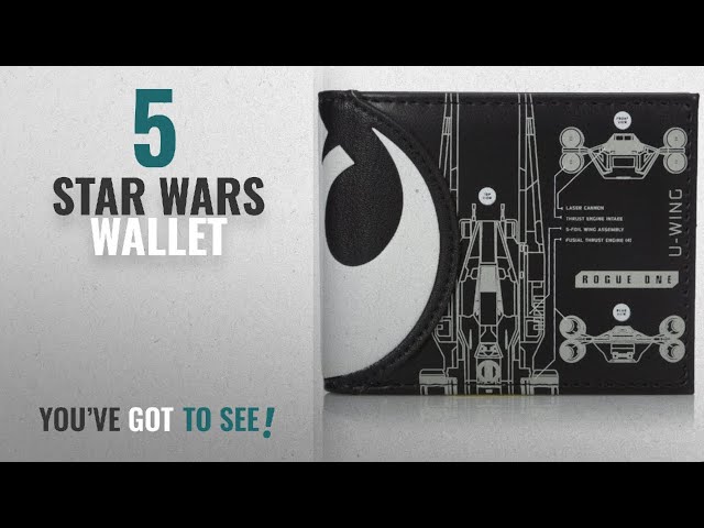 Vídeo relacionado con Rogue One Star Wars Rebel Emblema Metálico con Botón Billetera/Cartera Bi-Fold para ID & Tarjetero, Marrón
